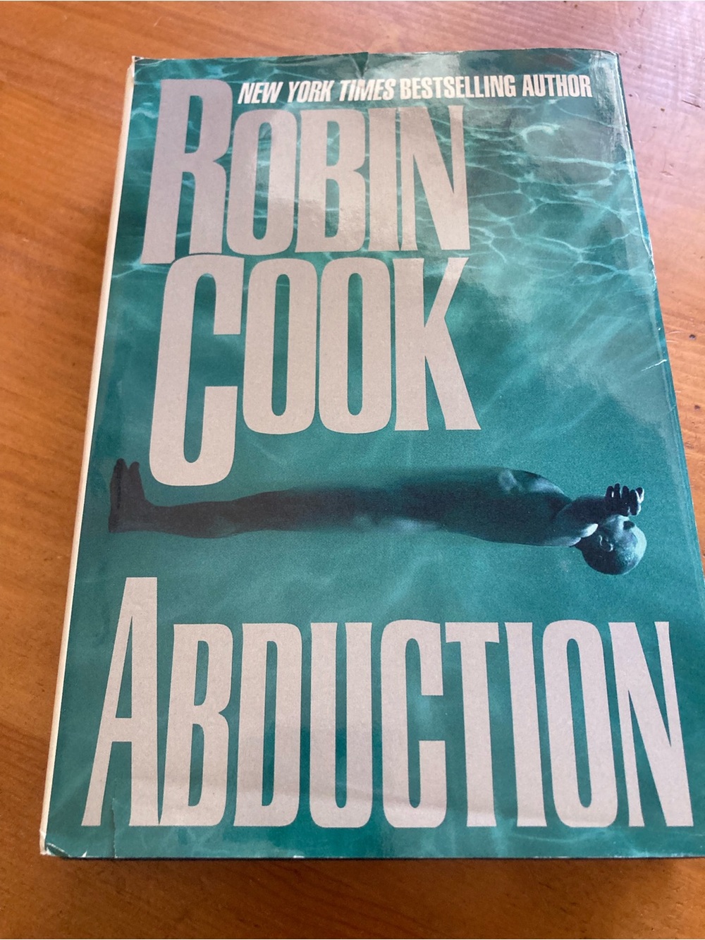 Robin Cook "Abduction" Hardcover Book - Teal Cover